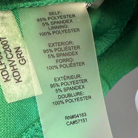 Kensie Emerald Green Short Sleeve Sheath Dress | Size 4 - Picture 4 of 4